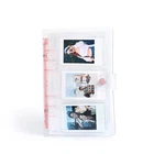 120 Pockets Transparent Photo Album for Fujifilm Instax Images - Pink