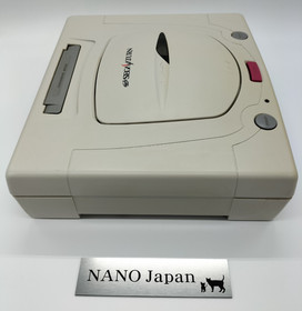 Sega Saturn Console HST-3220 White Model System Controller Tested Japan NTSC-J