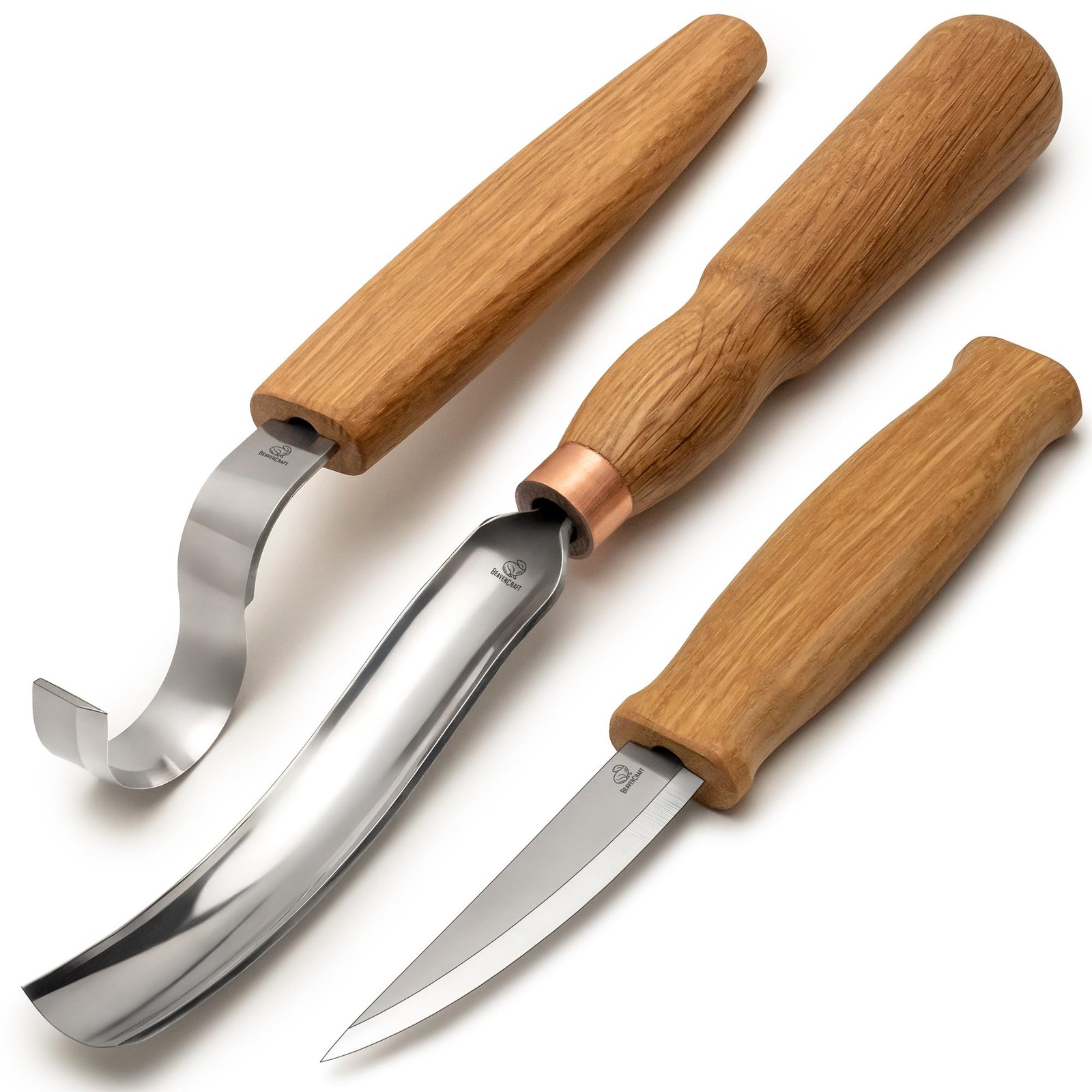 Kit couteaux sculpture bois S14 pour créer vos cuillères à la maison