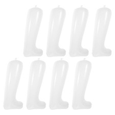 8pcs Inflatable Boot Shapers: PVC 32cm Support Tubes - Anti-Slouch Inserts -