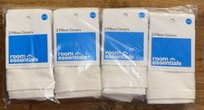 Room Essentials 16"x16" Pillow Cases Polyester/Cotton Blend  Pack of 8 Covers 