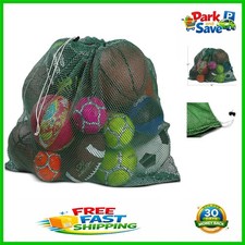 Heavy-Duty Mesh Equipment Bag - 32  x 36  for Sports Gear Organization