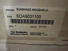 OEM NEW 2025 Subaru Forester Interior Windshield Sunshade Assembly SOA9031100