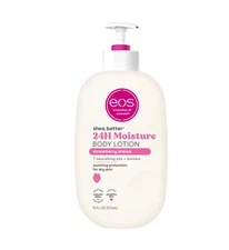 Eos Strawberry Dream Body Lotion 24 Hour Moisture with Shea Butter 16 Fl Oz