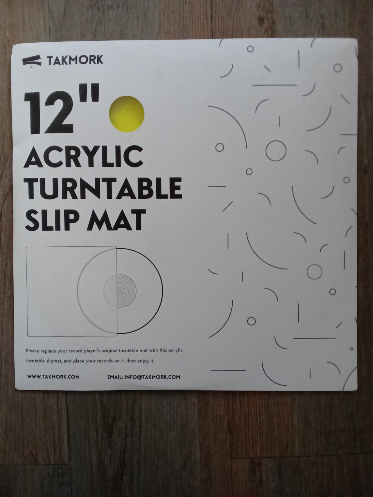 Turntable Mat Record Platter Slipmat Acrylic Record Player Platter Vinyl New
