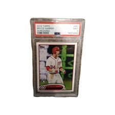 Bryce Harper 2012 Topps RC Screaming #661 - PSA 9 MINT - NATIONALS / PHILLIES