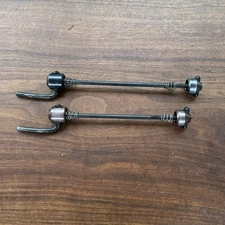 Old American Classic Skewer Set 100/130 steel rod black quick release rare retro