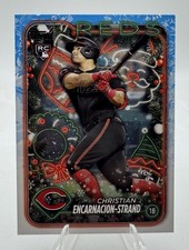 2024 Topps Holiday #H85 Christian Encarnacion-Strand (RC) Cincinnati Reds ⚾️