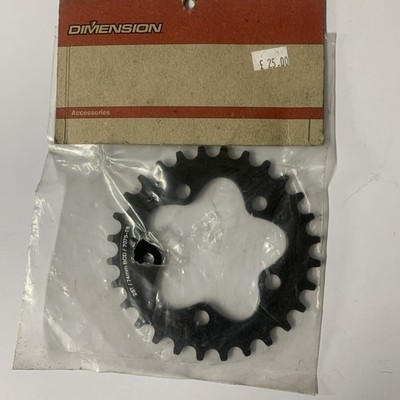 Maß 5 Arm Innen Kettenblatt 28/74 mm Lochkreis 28 Zähne schwarz