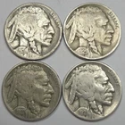 1924-P 1925-P 1927-P 1929-D Buffalo Nickel Set (Lot#1)