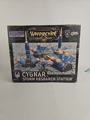 NEW OPEN BOX - Warmachine Cygnar - Storm Research Station - GF9 Privateer Box