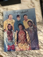 Rocky Cast Signed 8x10   Absolutely One Of The Kind!  Gorgeous Autographs 