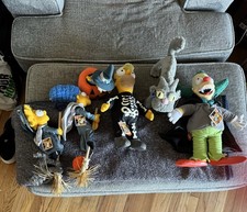 The Simpsons Set Of 6 Halloween Applause Plush Figures. New Plz See Details.