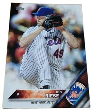 2016 Topps #US37 Jon Niese New York Mets MLB Baseball Card (N7