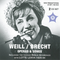 Kurt Weill/Bertold Brecht Weill/Brecht: Operas & Songs (Cd) Album