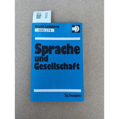 Sprache und Gesellschaft Lefebvre, Henri: