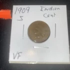 1909 S Indian Cent VF