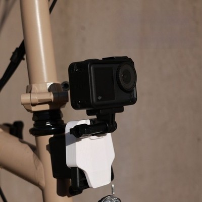 FÜR BROMPTON Fahrradhalterung Adapter für Action Kamera Licht Halterung Kompak