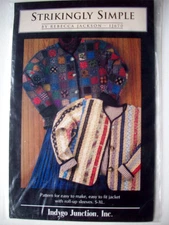 Quilted jackets EASY Strikingly Simple pattern size S M L XL  uncut