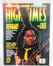 Vintage High Times Magazine December 1991 Reggae Steel Pulse Free Calendar 