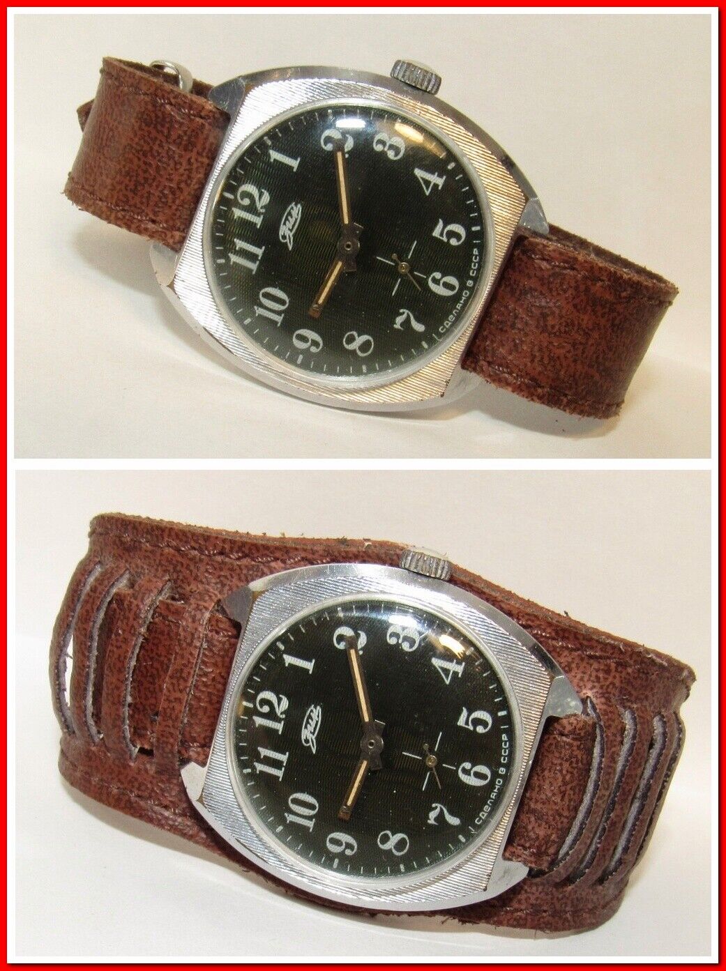Montre Russe Sovietique "ZIM" modèle ancien et rare, bracelet neuf,1980's  #118