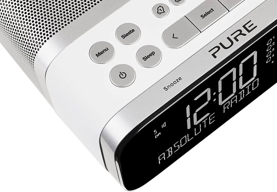 Pure Siesta S6 Uhrenradio  weiß - Bild 3 von 3