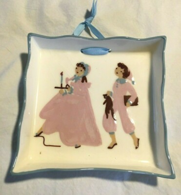 VINTAGE EARLY CLEMINSONS PAJAMA KIDS BEDTIME WALL POCKET HANGING PLAQUE