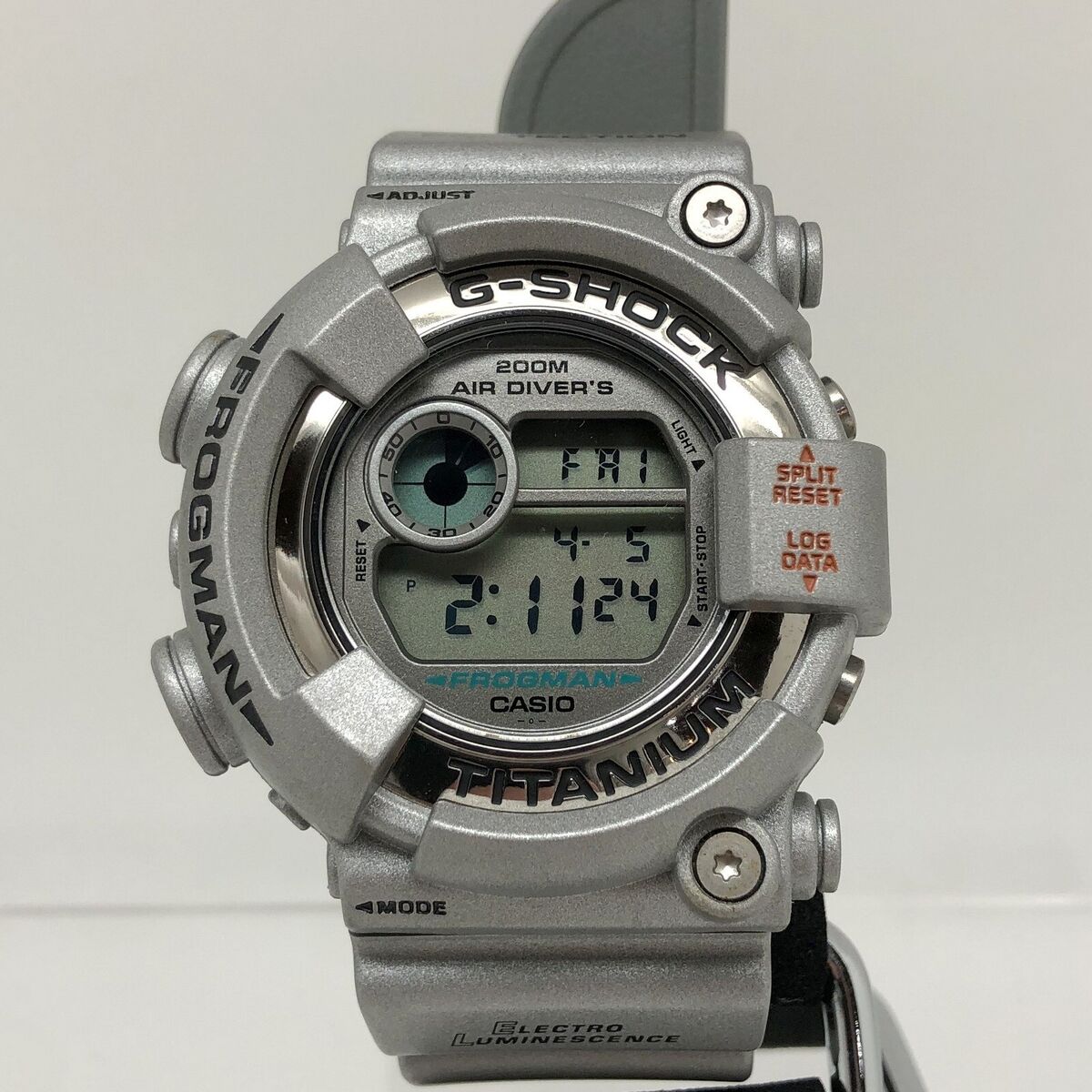 G-Shock Casio Watch Dw-8201Gf-8Jf Frogman Digital Silver G-Shock Casio Watch Dw-8201Gf-8Jf Frogman Digital Silver
