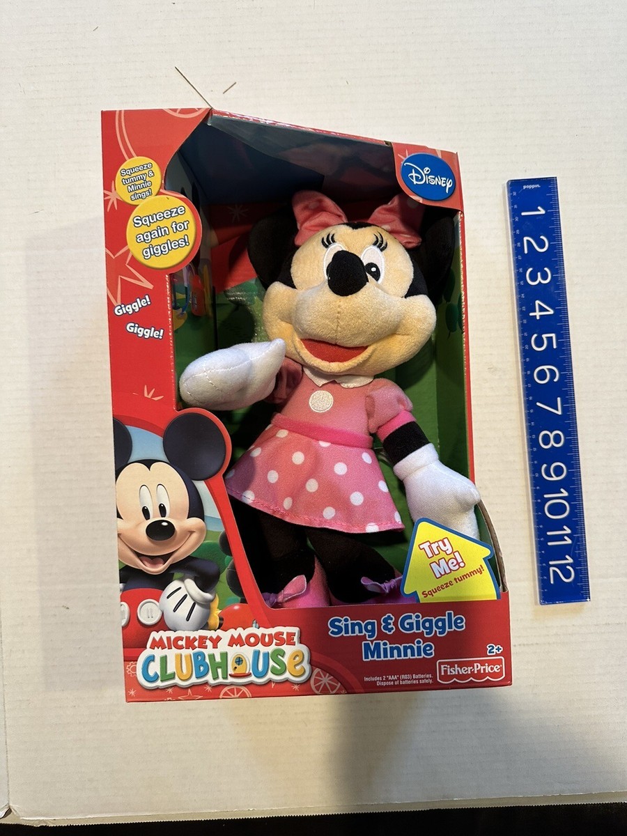 Fisher-Price Disney “Sing Giggle Minnie” features the Hot Dog