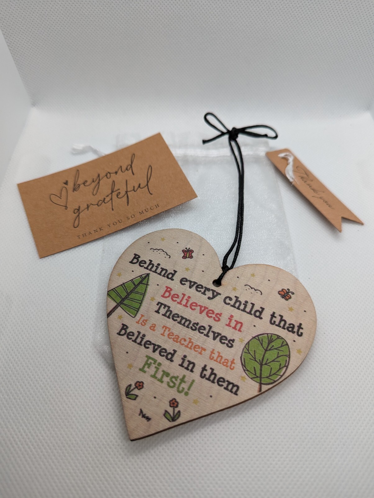 Thank You Teacher Gift - Teacher, Teaching Assistant, Nursery Teacher, Wood Sign