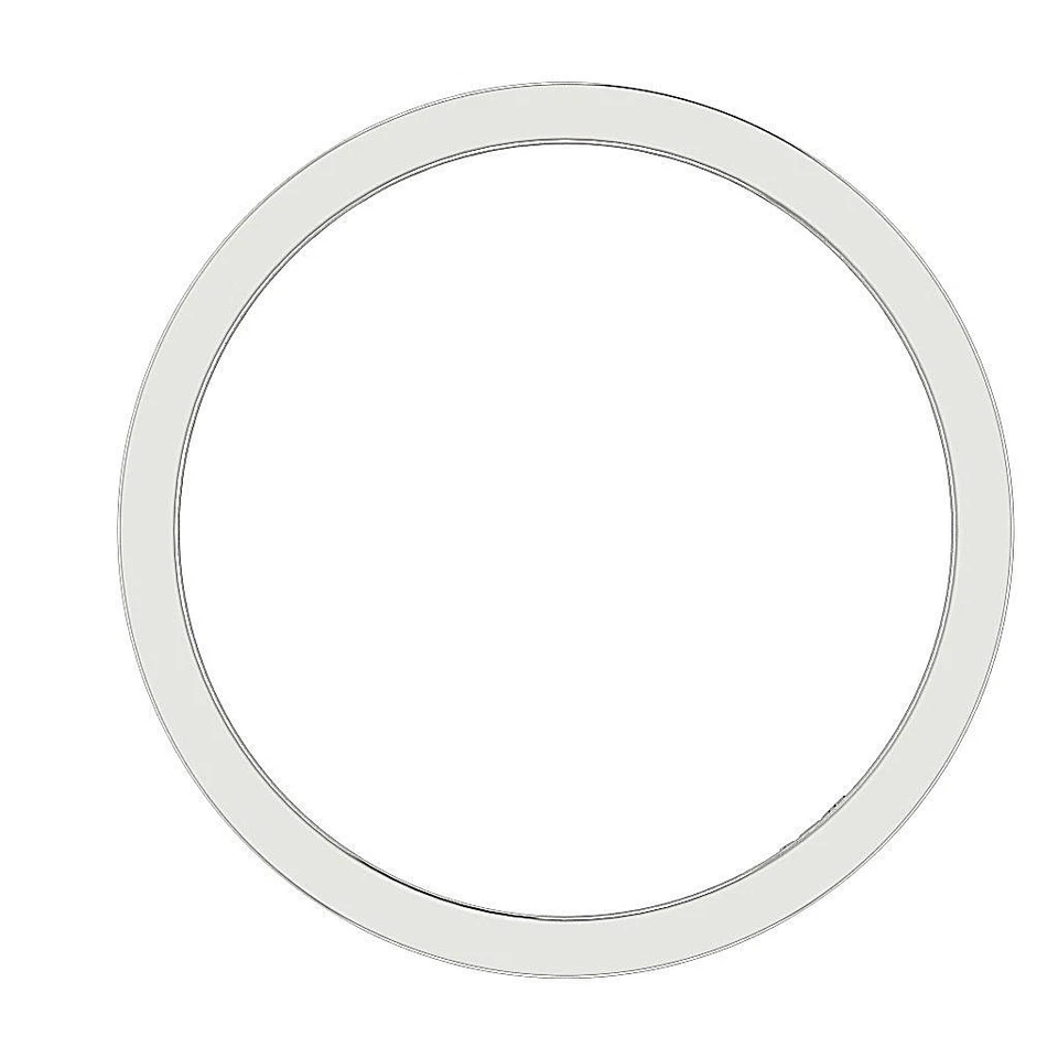 Juego de pavé de anillo de boda de compromiso VS1 E 0,35 quilates diamante redondo oro blanco macizo de 14 quilates Foto 2 de 4