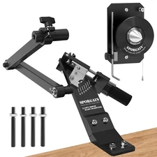 Lawn Mower Blade Sharpener&Lawn Mower Blade Balancer - Various Mower Blade,Black