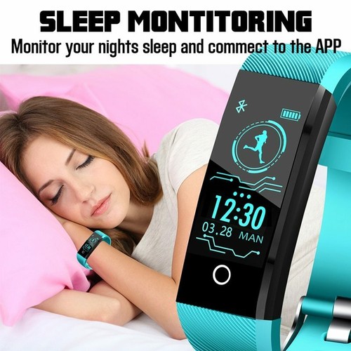 Reloj Banda Pulsera De Ejercicios Monitor Inteligente Ritmo Cardíaco Pasos - Imagen 7 de 12