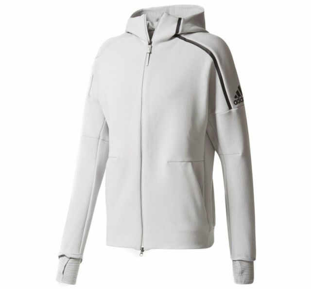 adidas grey jacket with hood