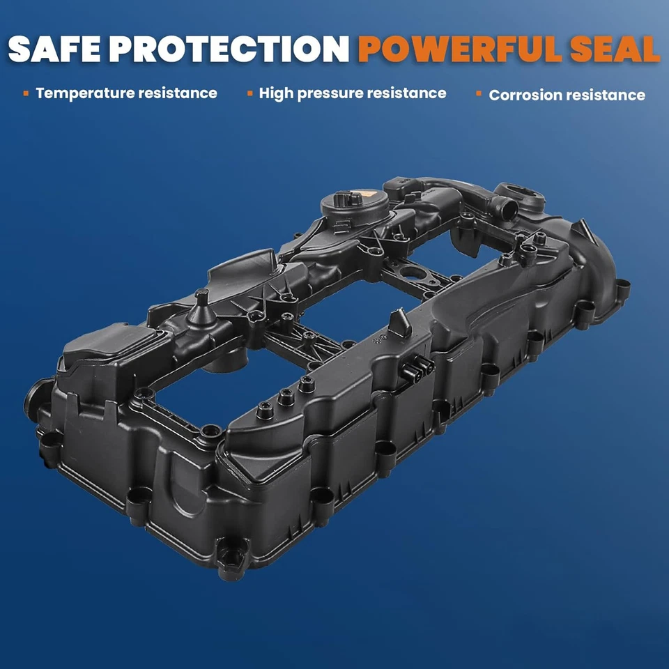 Cubierta de válvula con junta y tapa para BMW N55 135i 335i 535i 640i 740i X3 X5 X6 3,0 L Foto 3 de 4