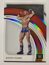2022 Panini Immaculate WWE Base #91 AUSTIN THEORY Gold 9/10