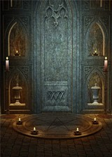 Vintage Photography Backdrops Castle Photo Studio Background Retro 5x7FT