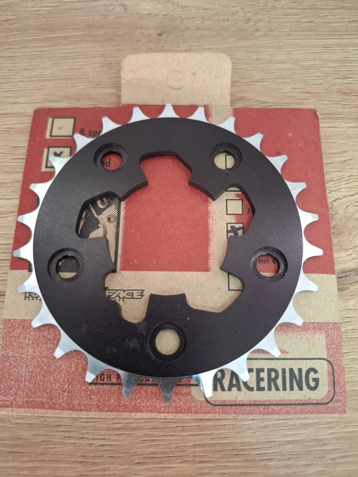 Retro Vintage Bicycle Parts NIB NOS RaceFace Chainring Sprocket 74mm,24T - Image 2 of 4
