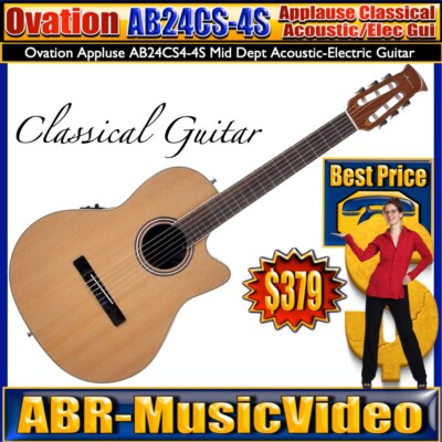 Ovation AE44-7S Applause Elite Acoustic-Ele Guitar/ Ovation Mid