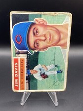 1956 Topps - #102 Jim Davis, Chicago Cubs 
