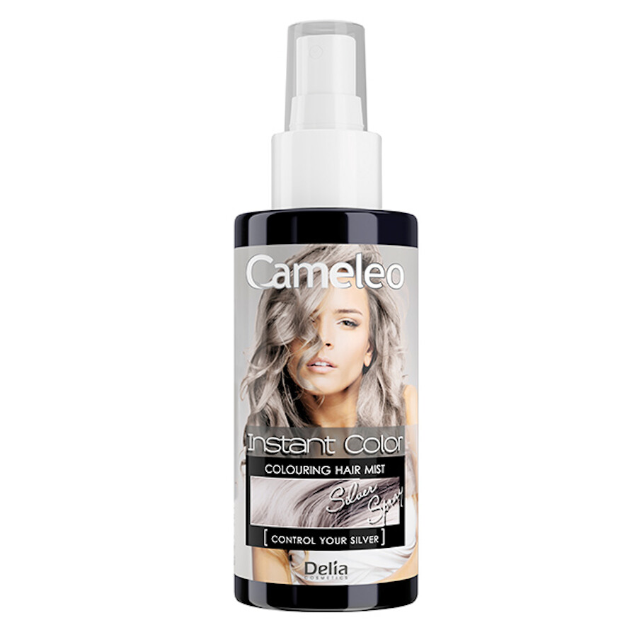 Delia Cameleo Hair Toner Spray Mist Silver Pink No Rinse Blonde Grey Hair  150ml | eBay