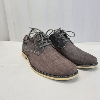 Madden By Steve Madden Canvas Oxford Gray Shoes Men Size 9 CARTTER Grey Fabric Casual Shoes | Men main image 4