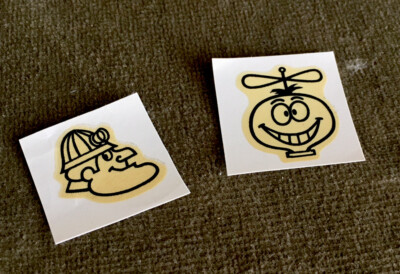 Vintage Quisp And Quake Cereal Premium Decal Set 1970 s