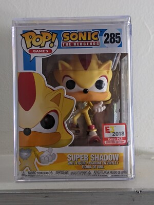 Funko Pop! Sonic The Hedgehog #285 Super Shadow E3 2018