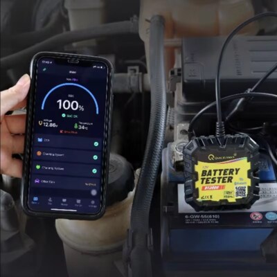 Car Bluetooth 12V Battery Monitor QUICKLYNKS BT2000 Vehicle Voltage Tester Meter