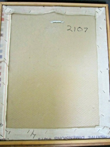 Vintage 1970er gerahmter Cluny Wandteppich Nadelspitze Kunst Dame Einhorn Hören Mittelalter - Bild 4 von 6