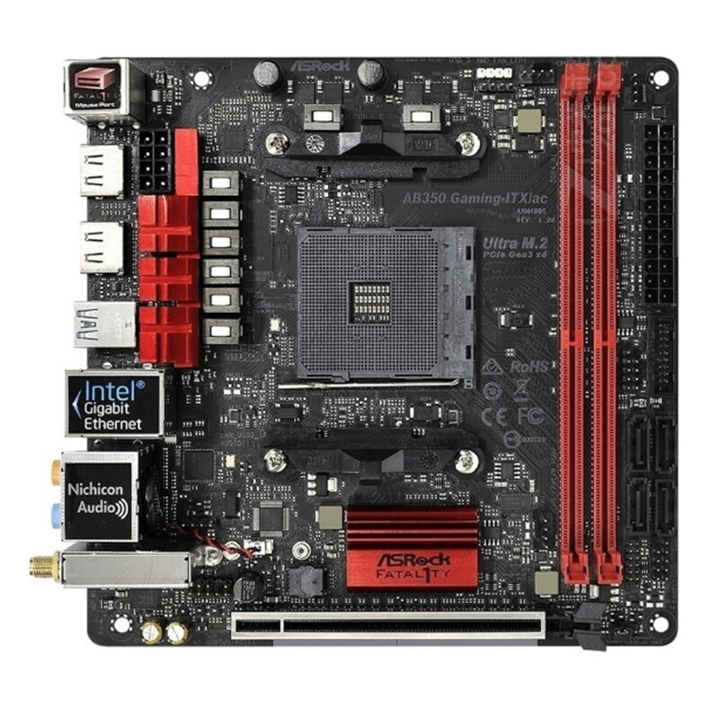ASRock AB350 Gaming-ITX/ac マザーボード For ASRock AB350 Gaming-ITX/ac Motherboard Socket AM4 DDR4 Mini