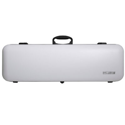 GEWA Violin Case, Air 2.1, Oblong, 4/4, White/Black, Matte, w/Subway Handle