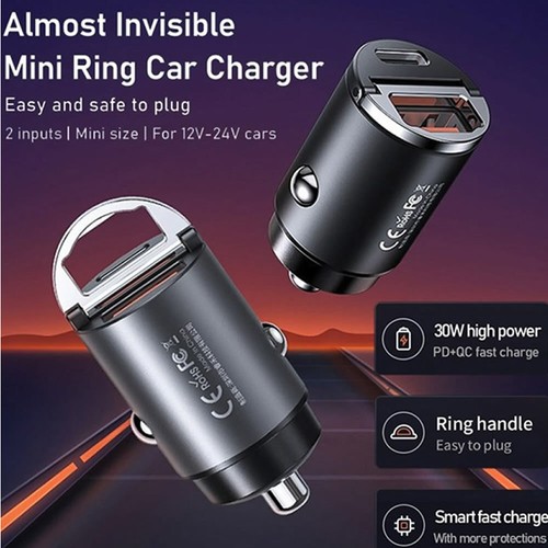 Auto Ladegerät USB-C & USB A Zigarettenanzünder 2in1 Ladeadapter KFZ 100w Auto