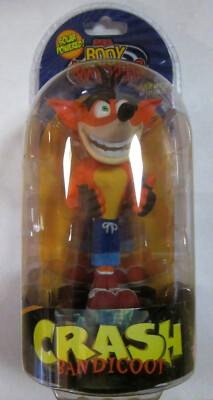 CRASH BANDICOOT Crash - Body Knocker / Wackelfigur / Solar Powered